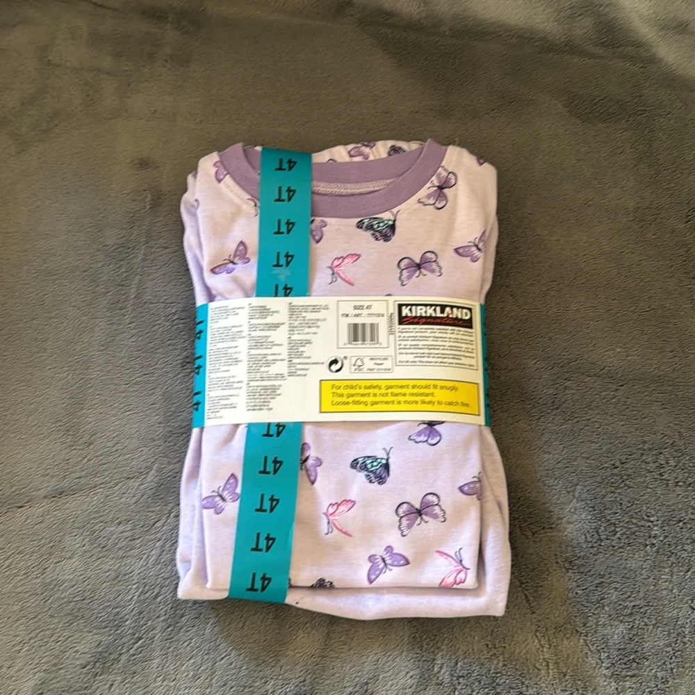 NWT Organic Cotton 4PC PJ Set